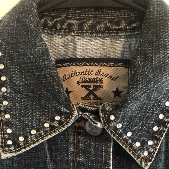 Authentic Brand 20X Jean Jacket Stud collar size Medium - Picture 3 of 9